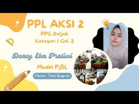 PPL Aksi 2 PPG Daljab Kat 1 Gel 2 Deacy Eka Pratiwi S Pd UPR Model