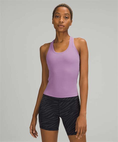 Lululemon Cool Racerback Tank Top Shorter Length Nulu Wisteria Purple Lulu Fanatics