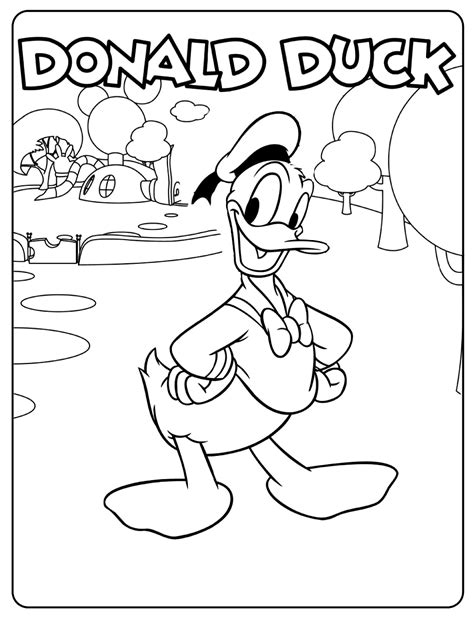 Donald Just Color Ni Os Dibujos Para Colorear Para Ni Os P Gina