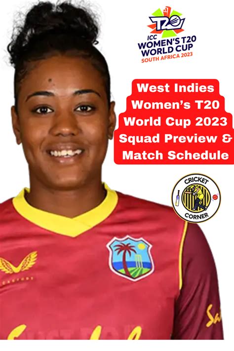 West Indies Womens T20 World Cup 2024 Squad And Schedule