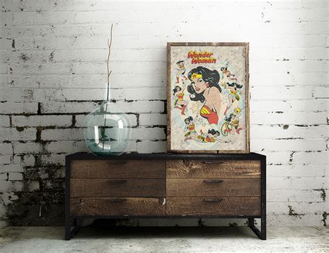 Wonder Woman Retro Poster Justposters