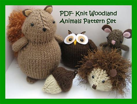 Ravelry Woodland Animals Knit Patterns Pattern By Amy Gaines