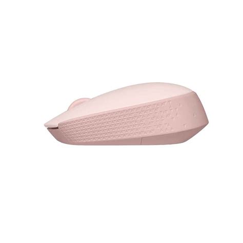 Mouse Logitech M Sem Fio Rosa Na Tudo Be A