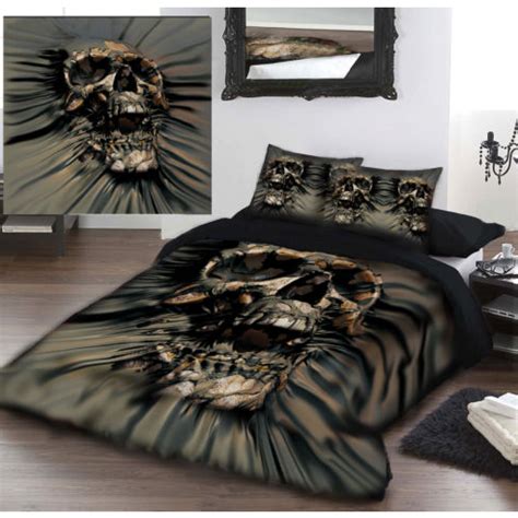 Fantasy Gothic Skull Bed Set Skull Bedroom Skull Bedding Bedroom