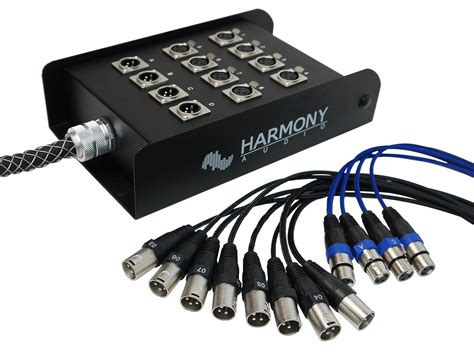 Amazon Harmony Audio HA SB1225 Pro Stage XLR Snake Cable Box 12