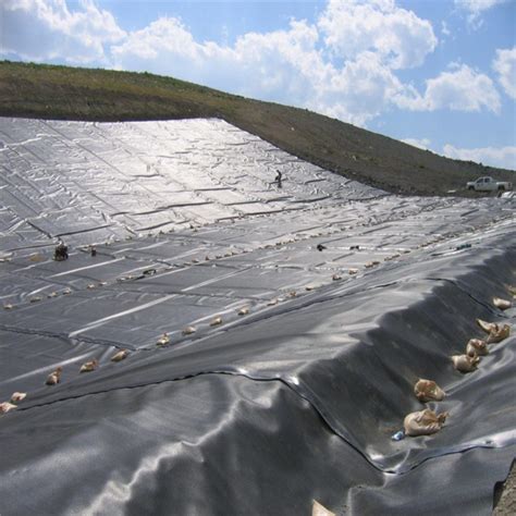 Pe Epdm Plastic Dam Pond Liner Mm Mm Landfill Liners Geomembrane