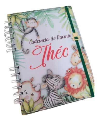 Caderneta De Vacina Safari Personalizada Versão Atualizada MercadoLivre