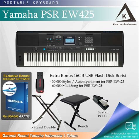 Jual Keyboard Yamaha Psr Ew Psrew Psr Ew E W Garansi