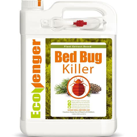 Ecoraider Bed Bug Killer Spray 1 Gallon Jug Green Non Toxic 100