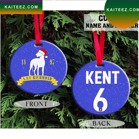 Personalized Ted Lasso AFC Richmond Christmas Ornament Kaiteez