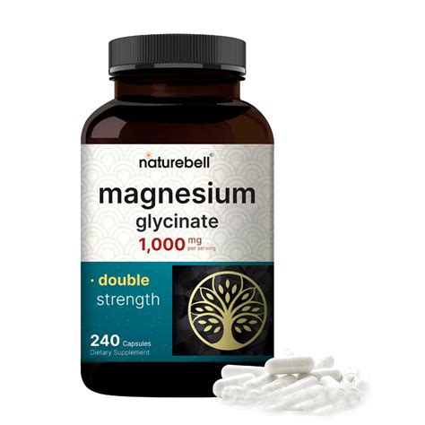 Naturebell Magnesium Glycinate Mg Double Strength Capsules