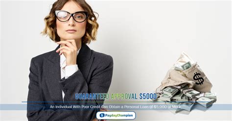 5000 Loans Bad Credit Guaranteed Approval Direct Lenders