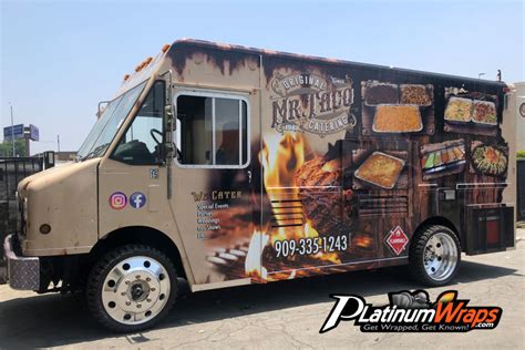 Taco Food Truck Wrap Platinum Wraps San Bernardino