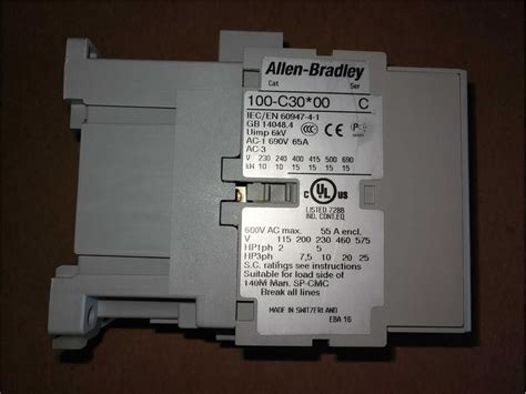 C Kf C Allen Bradley Contactor V Allenbradley The