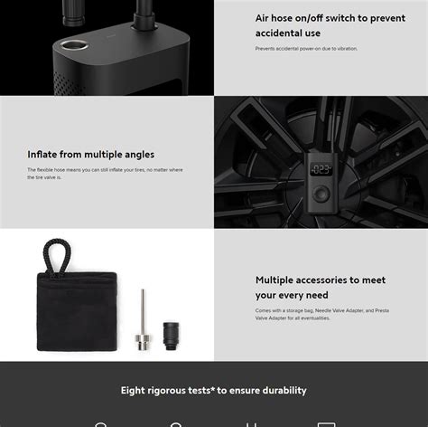 پمپ باد شیائومی 1S مدل MJCQB05QJ - های شیائومی