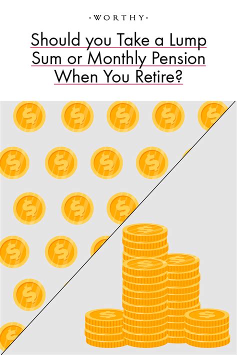 Should You Take A Lump Sum Or Monthly Pension When You Retire