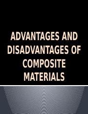 ADVANTAGES-AND-DISADVANTAGES-OF-COMPOSITE-MATERIALS.pptx - ADVANTAGES ...