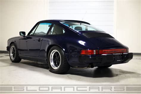 1986 Porsche 911 Carrera Dark Blue 37 721 Miles Sloan Motor Cars