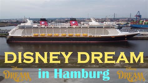 Erstanlauf DISNEY DREAM In Hamburg Mit Luftbildern YouTube