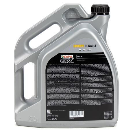 5L 5 Liter ORIGINAL Renault Motoröl Öl CASTROL GTX RN SPEC 5W30 RN720