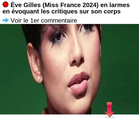 Ve Gilles Miss France En Larmes En Voquant Les Critiques Sur