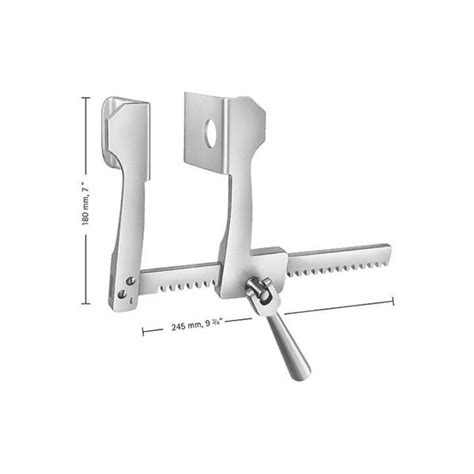 【アスクル】ビー・ブラウンエースクラップ 肋骨開胸器 フィノシエット アルミ製ブレード 74×64mm Fc044a ナビス品番：64