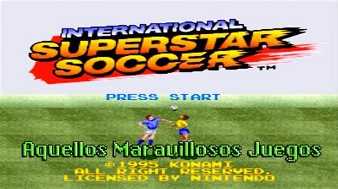 International Superstar Soccer Deluxe Super Nintendo Amj