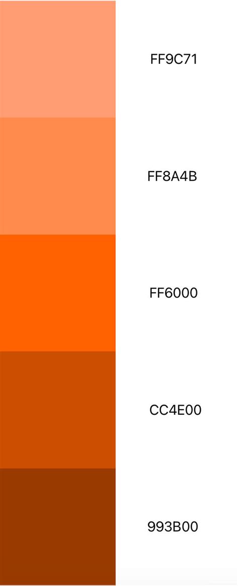 Spectrum Palette Vibrant Red Oranges By Spectral81 On Deviantart