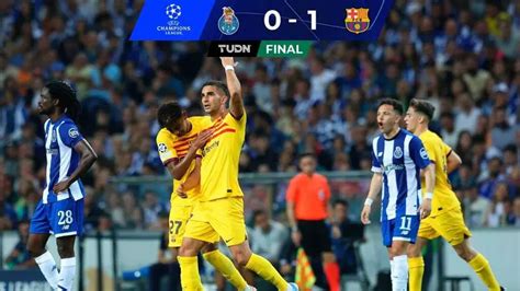 Resumen Barcelona Sufre Pero Sale Con El Triunfo Del Campo De Porto