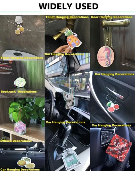 Customized Logo All Scents Refresh Paper Car Air Freshener Luxury Hanging Car Air Freshener 8