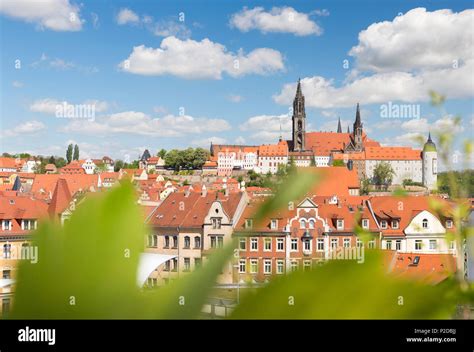 Altstadt mit Albrechtsburg und Meißner Dom Meissen Sachsen