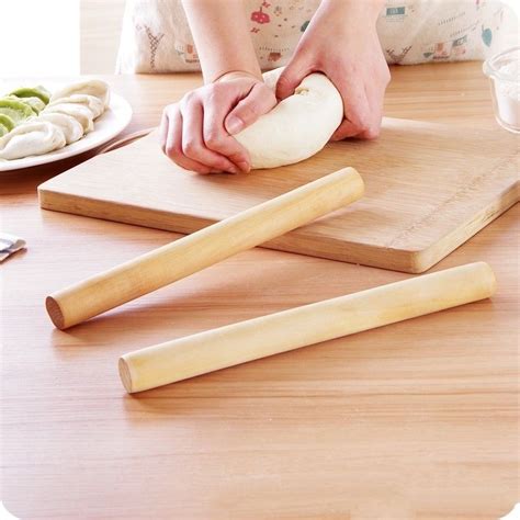 Jual Rolling Pin Perata Penggiling Adonan Gilingan Kue Kayu Stik Ukuran