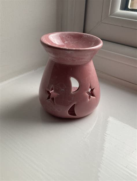 Mini Ceramic Wax Melt Burner Oil Burner Stars And Moon Wax Etsy