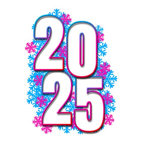 Happy New Year 2025 42057009 Png