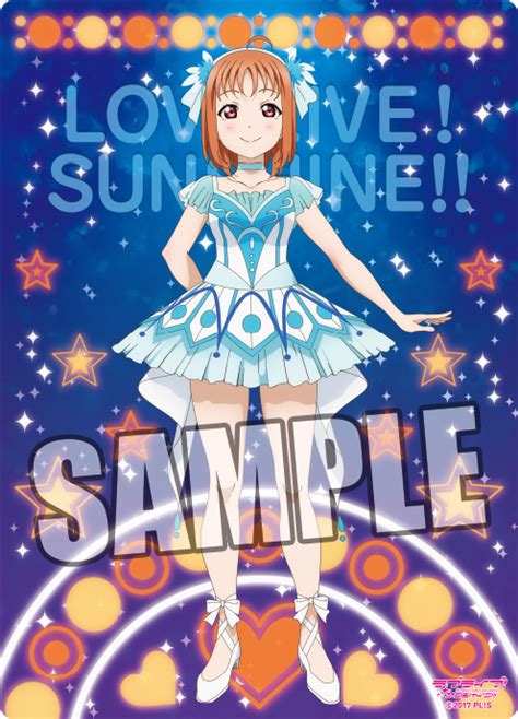 Love Live Sunshine B5透明墊板 WATER BLUE NEW WORLD Ver 高海千歌 1盒3件 ラブラ