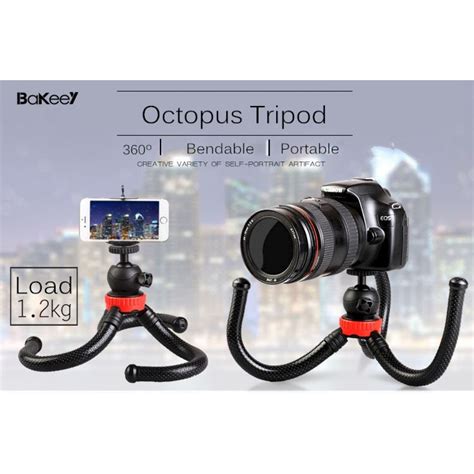 Bakeey Mz305 Flexible Octopus Tripod Stand With Ball Head