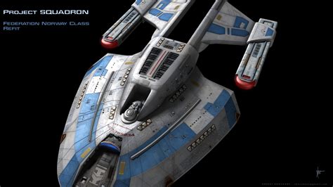 Robert Bonchune Norway Class Refit Project Squadron Star Trek Fan