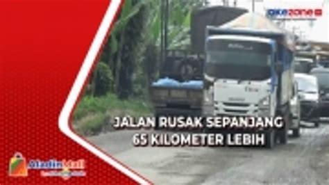 Jalan Penghubung 3 Kabupaten Medan Berastagi Bertahun Tahun Rusak