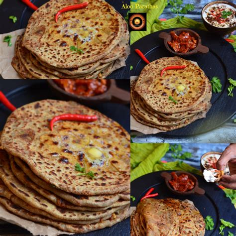 Aloo Parathas Punjabi Aloo Paratha Dhaba Style Aloo Ka Paratha Food