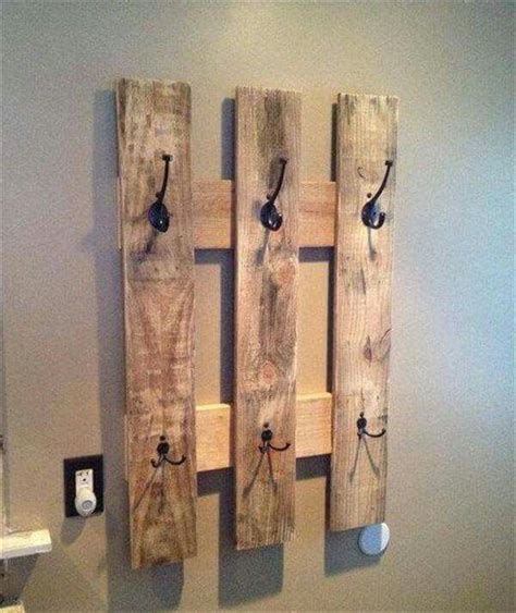 Pallet Coat Hanger Unique Home Decor Easy Home Decor Rustic Diy