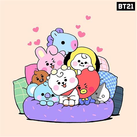 壁紙 オシャレ Bts キャラクター Bt21 チミー 壁紙