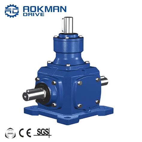 T Series Right Angle Spiral Bevel Gear Reducer From Aokman Gearbox