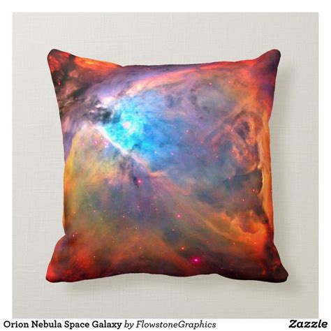 Orion Nebula Space Galaxy High Contrast Throw Pillow Zazzle Orion