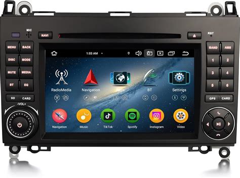 GONFEN 7 Pouces Android 13 Dab Autoradio Pour Mercedes Classe A B W169