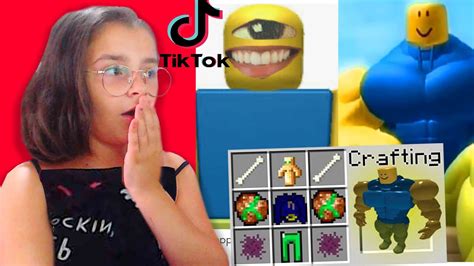 LA SORELLA DI ROBY REAGISCE AI TIKTOK PIU ASSURDI DI ROBLOX YouTube