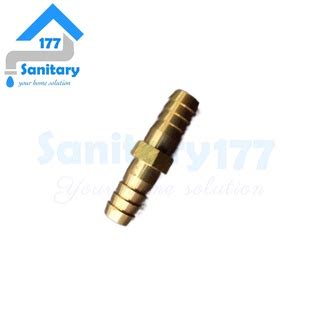 Jual Sambungan Selang Air Kuningan 1 2 5 8 Fitting Double Sambung