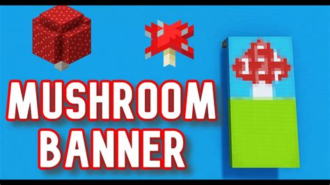 How To Make A MUSHROOM Banner In Minecraft YouTube