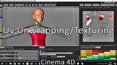 Cinema D Texturing Uv Unwrapping Uv Mapping Character