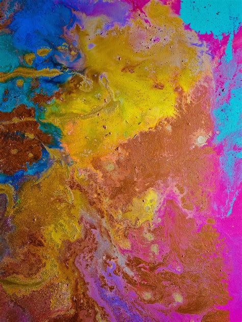 Orange and Yellow Abstract Painting · Free Stock Photo