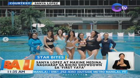 Sanya Lopez At Maxine Medina Nagharap Sa Bikini Showdown Sa First Yaya Bt Youtube